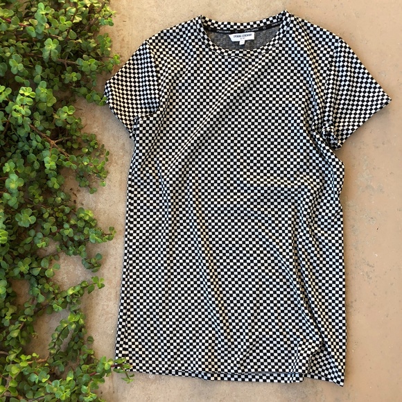 Opening Ceremony Dresses & Skirts - Opening Ceremony Black White Check Mod Shift Dress